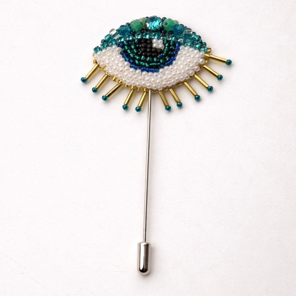 Broszka na szpilce Oko